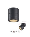 SALER * FOCO // APLIQUE IP65 1L*GX53 GRIS OSCURO